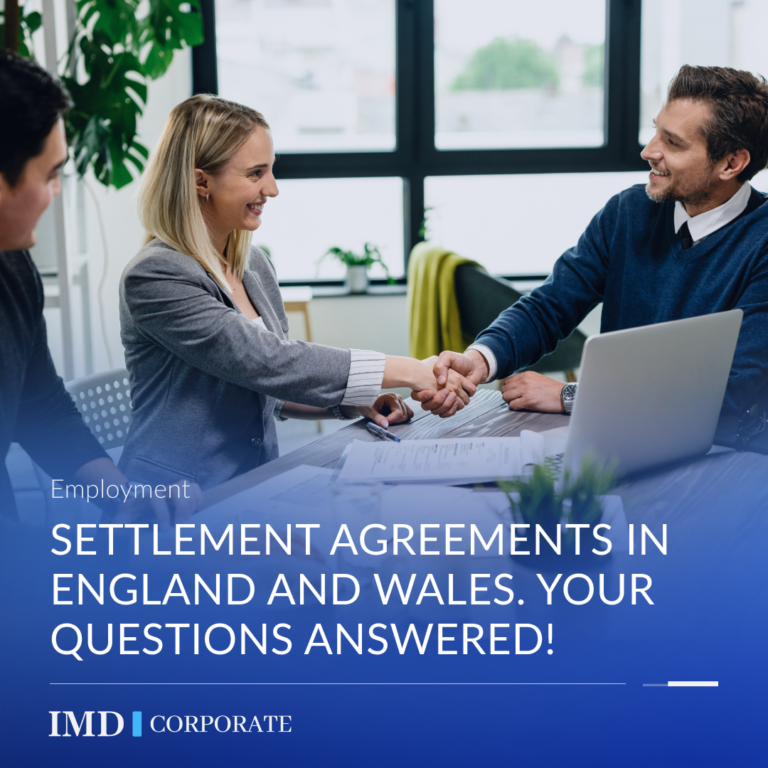 Settlement Agreements in England and Wales. Your questions answered!