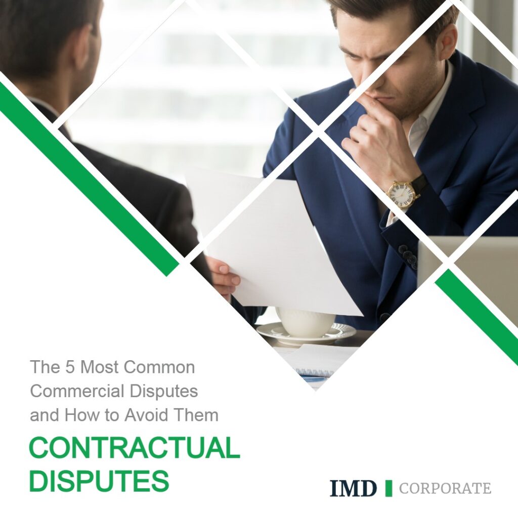 The 5 Most Common Commercial Disputes and How to Avoid Them | IMD Corporate