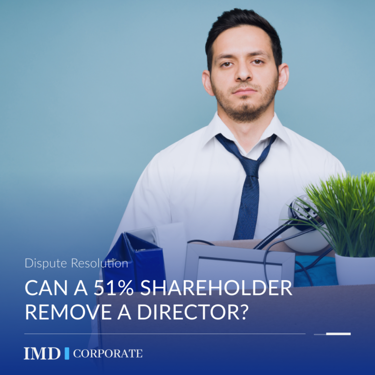 Can a 51% shareholder remove a director?