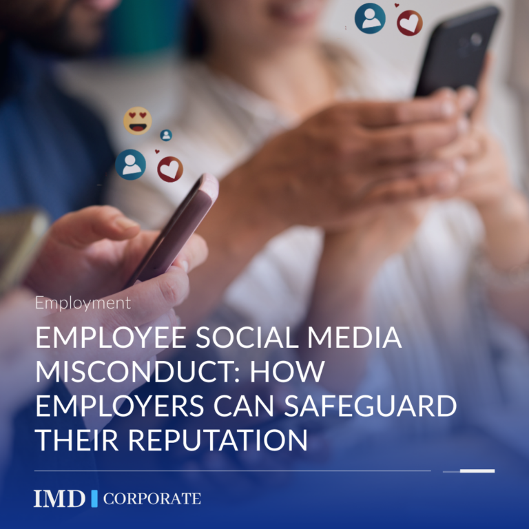 Employee social media misconduct