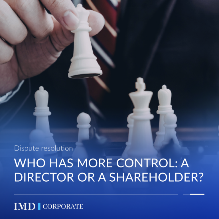 Who has more control: a director or a shareholder?