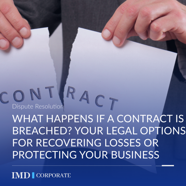 What happens if a contract is breached? Your legal options for recovering losses or protecting your business