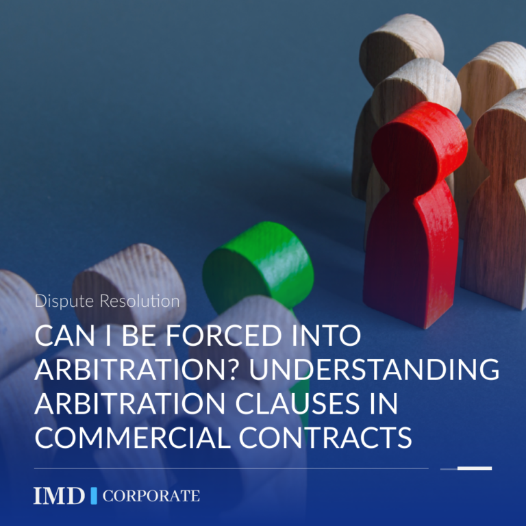 Can I be forced into arbitration? Understanding arbitration clauses in commercial contracts