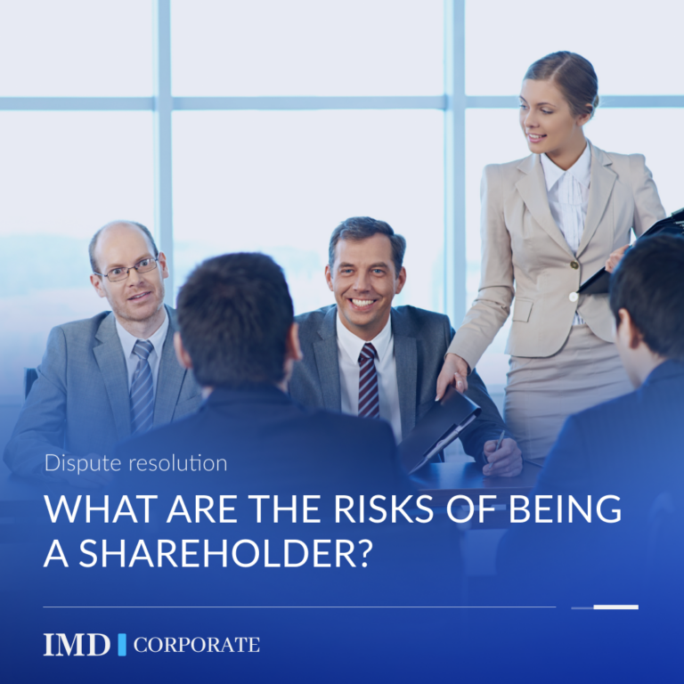 What are the risks of being a shareholder?