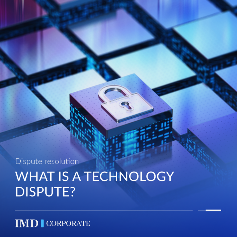 What is a technology dispute?