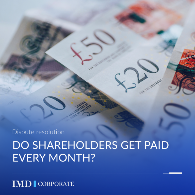 Do shareholders get paid every month?